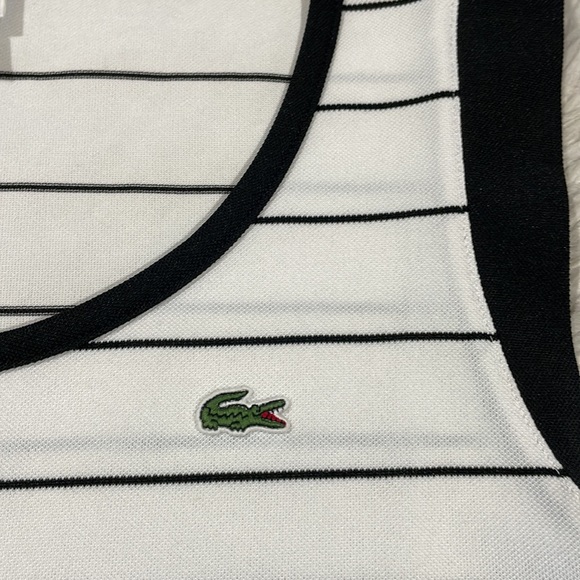 Lacoste Sport Vintage Y2K Striped Tennis Active Mini Dress - Picture 9 of 11